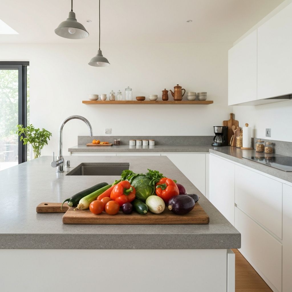 Moderne Küche mit natürlichem Licht